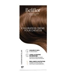 Coloration crème 17 Châtain Doré Clair